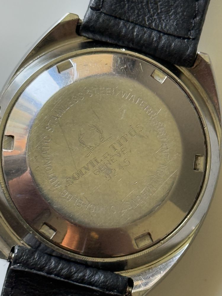 Zegarek męski Titus Automatic 25 jewels, duży 38,5/42mm, piękny stan
