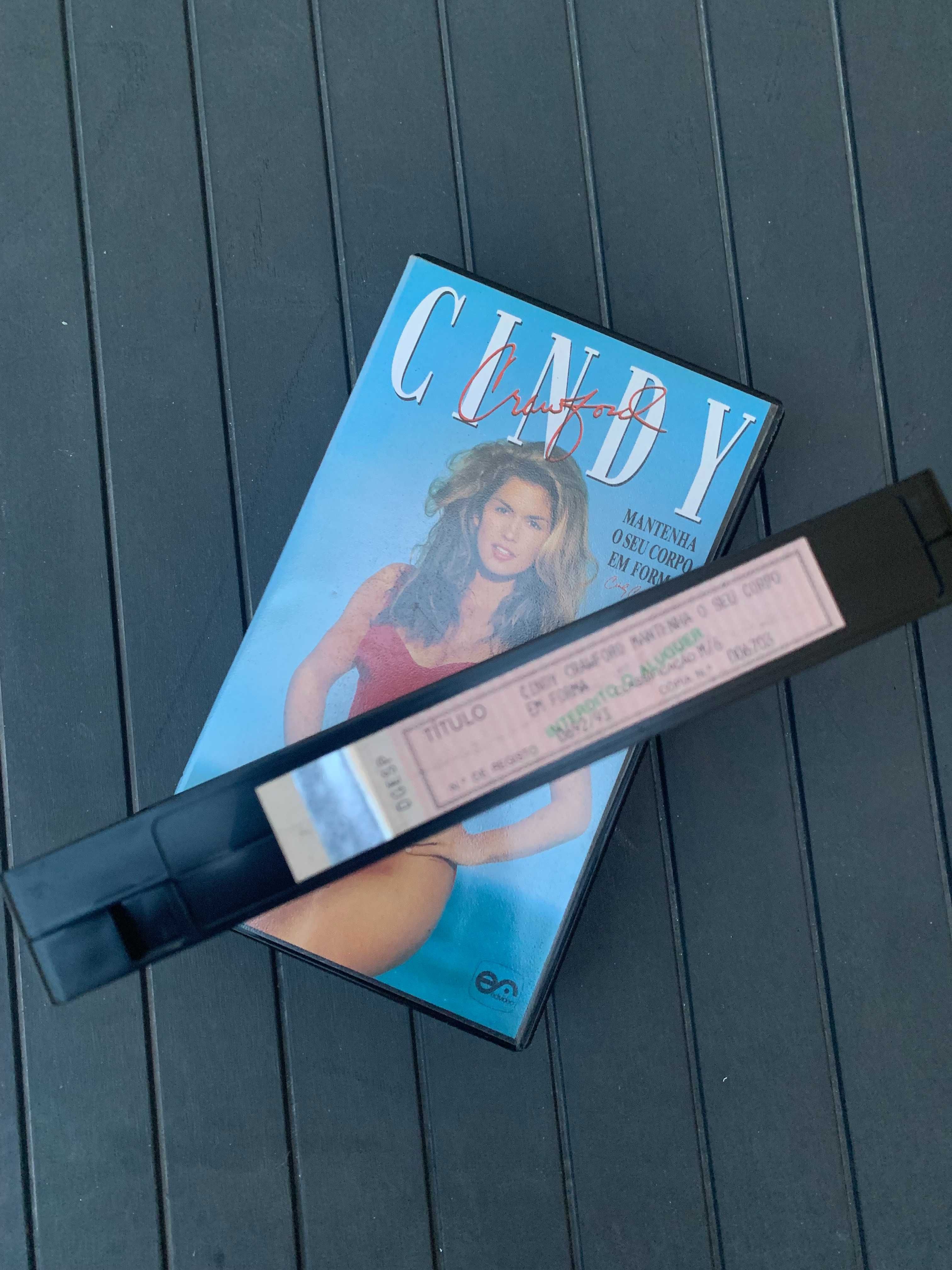 Cindy Crawford - cassetes de ginástica VHS