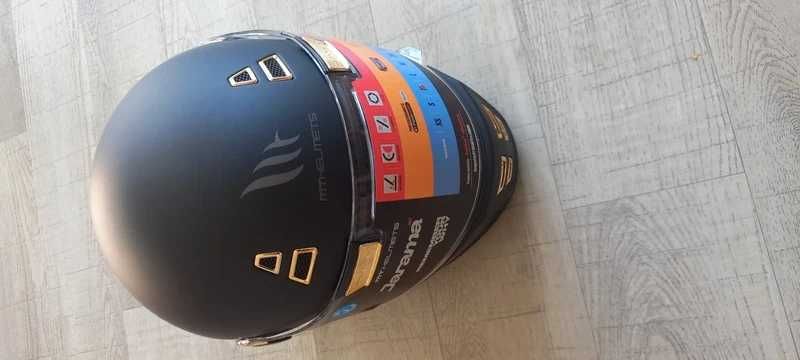 Capacete novo MT Jarama Solid A1 Black mate