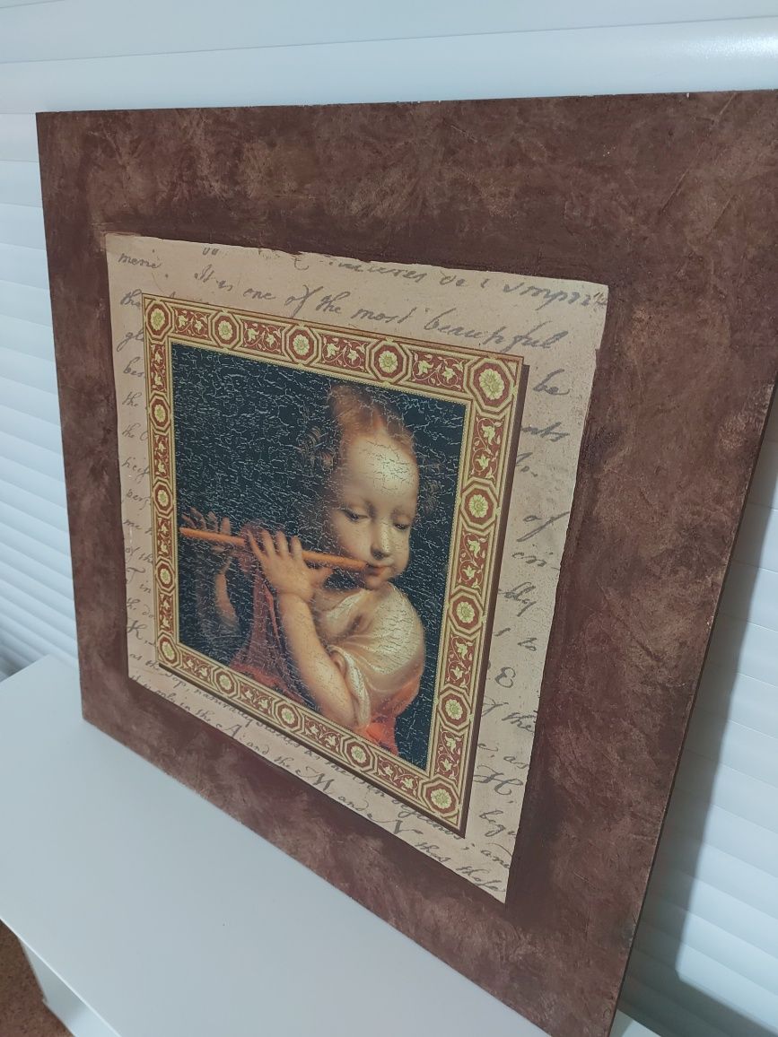 Quadro anjo 60 x 60