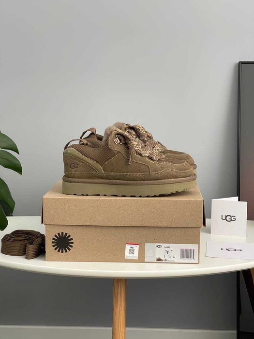 Женские зимние кроссовки UGG Lowmel Sneaker угги с мехом зимові угі