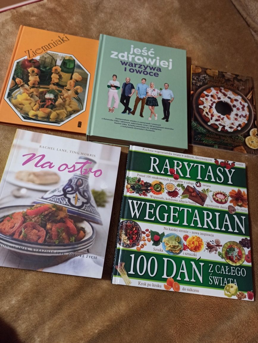 Książki kulinarne ziemniaki wegetariańskie nabostro święta