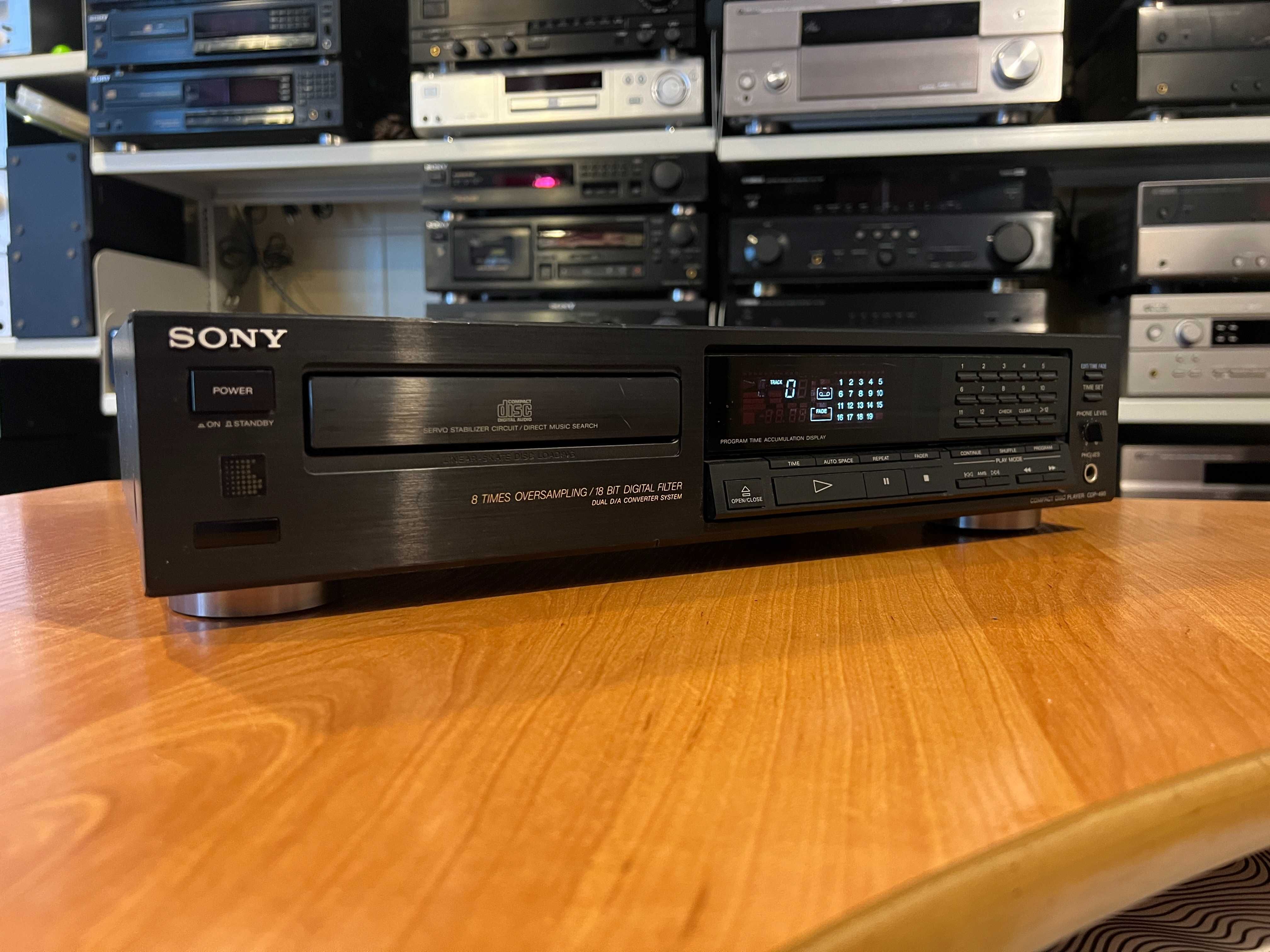 Odtwarzacz płyt CD Sony CDP-490 Audio Room