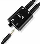 Dwukierunkowy przełącznik audio 3,5 mm: Plug and Play COOIDEA A02