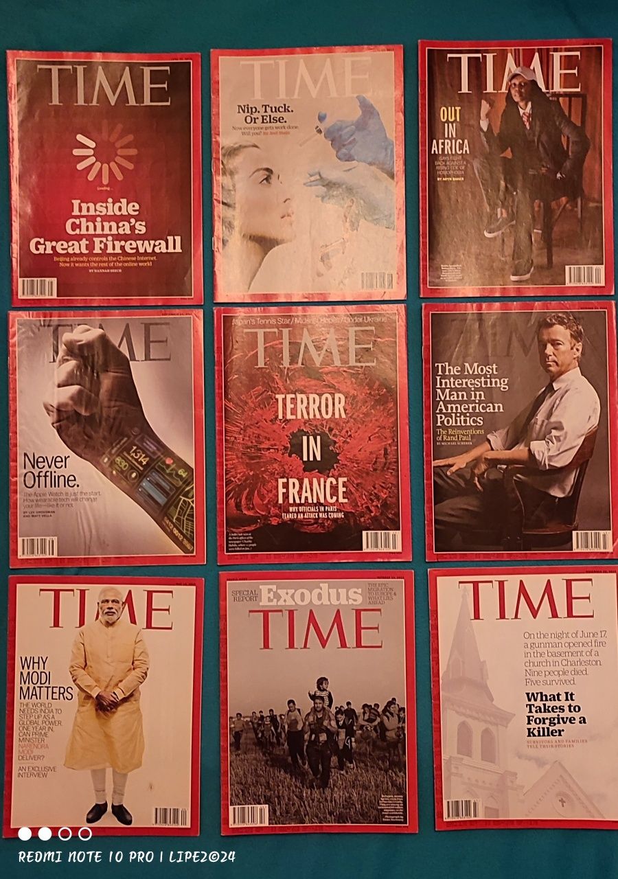 Revistas Time diversas