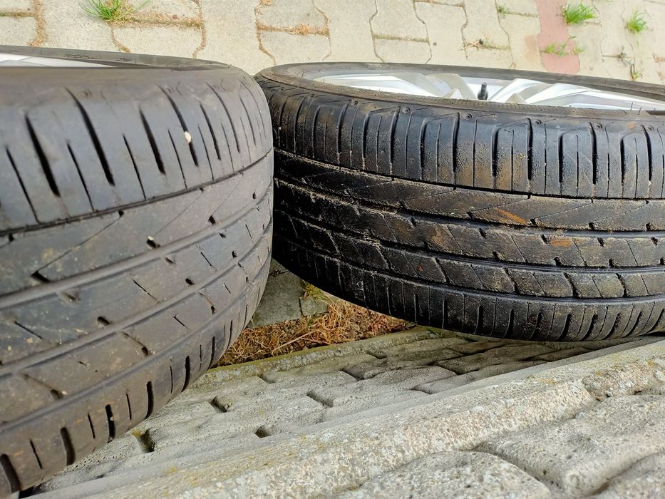 Kola alufelgi z oponami 5x112 r 19 tiguan r-line allspace