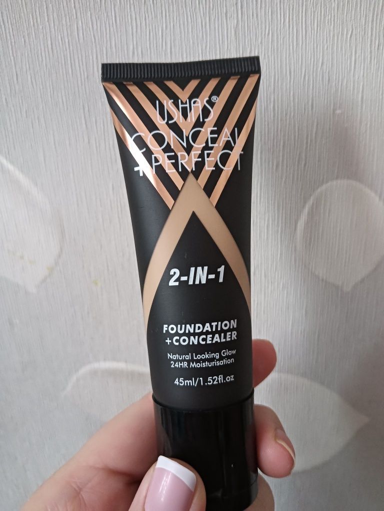 Ushas podkład do twarzy i korektor 2w1