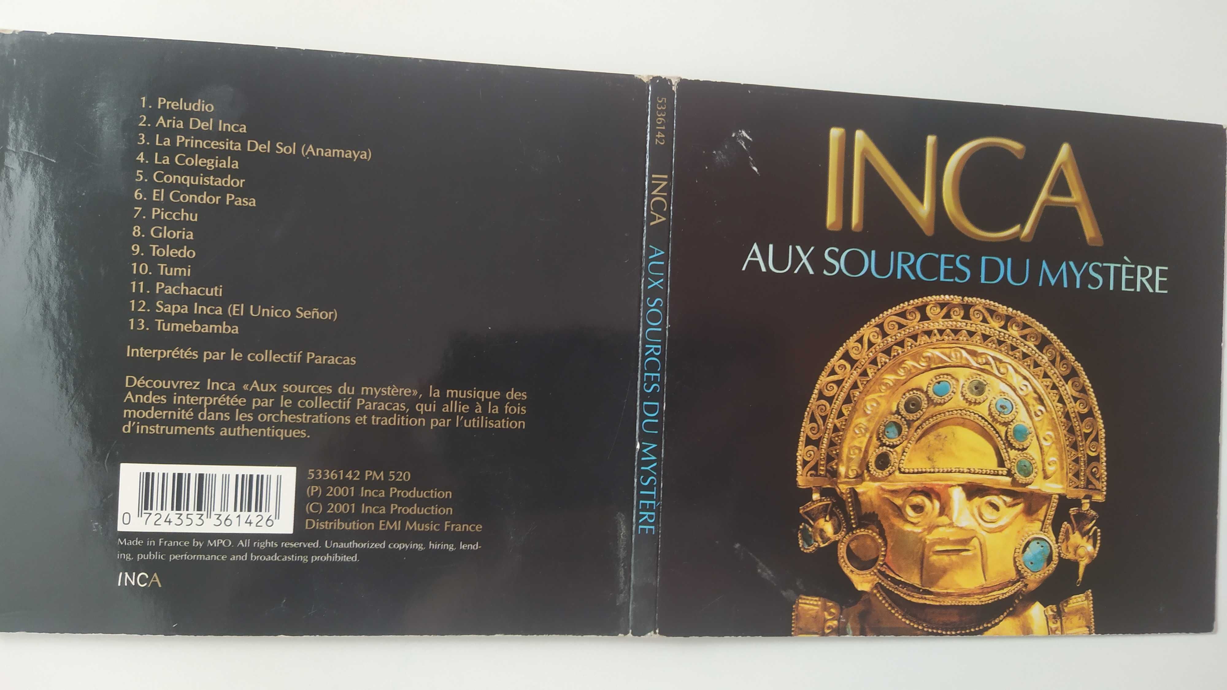 INCA Aux Sources Du Mystere płyta CD