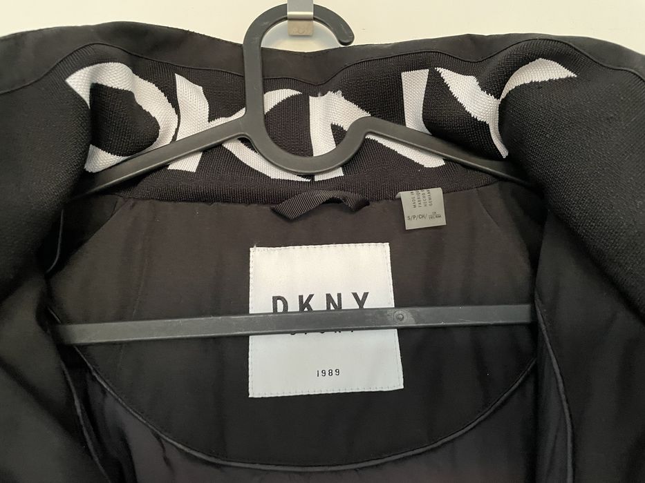 Kurtka zimowa ciepła luksusowa DKNY damska S