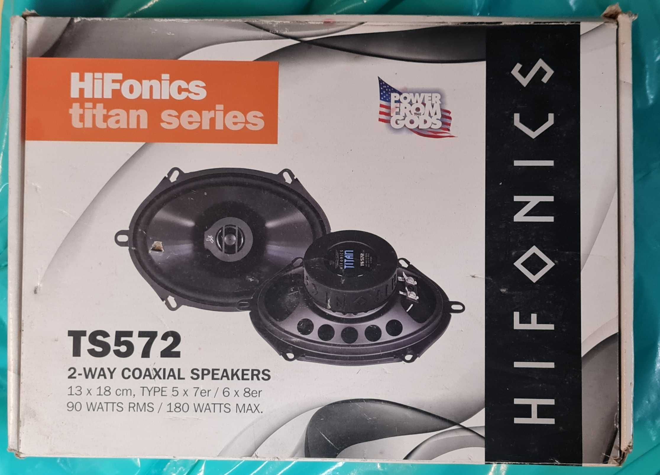 Głośniki samochodowe HiFonics TS572