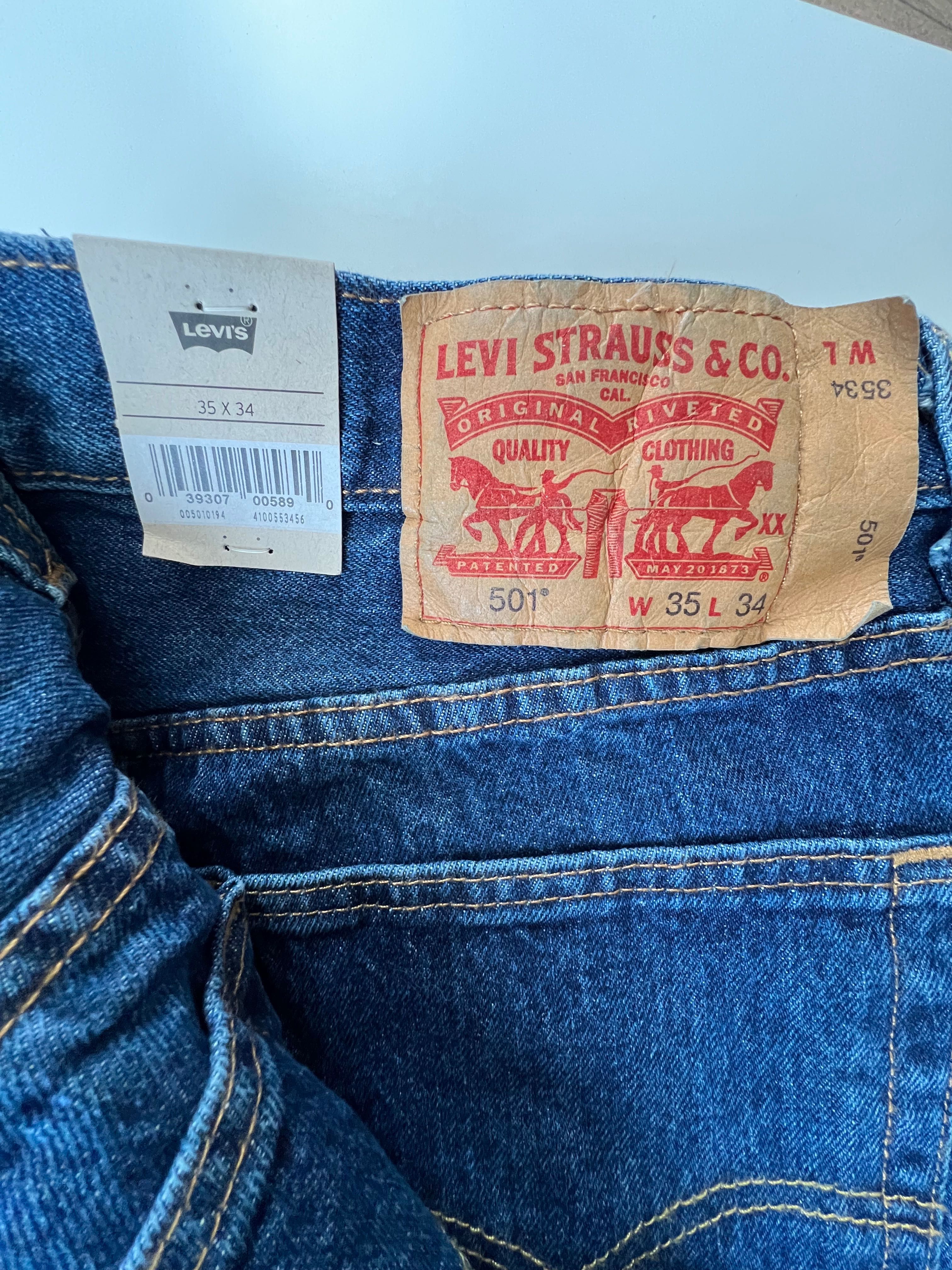 Продам - Чоловічі джинси Levi’s 501 W35 L34 нові