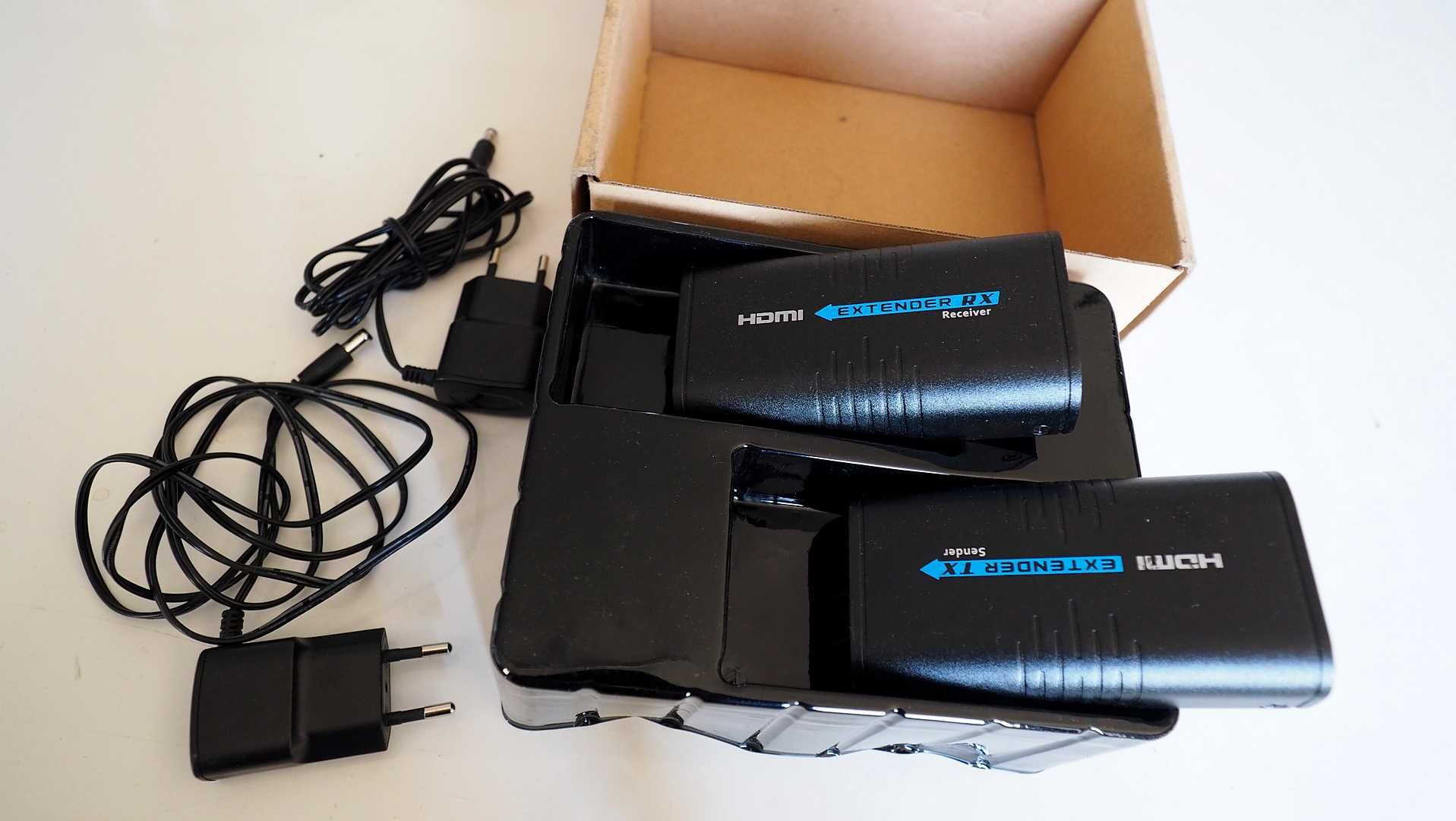 Extender, konwerter HDMI/RJ45 V3.0 Komplet 2 zestawów