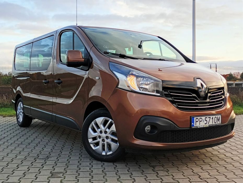 Renault Trafic 1.6 dCi 9-osobowy | Salon PL | Serwisowany | Navi | Alufelgi | 2018