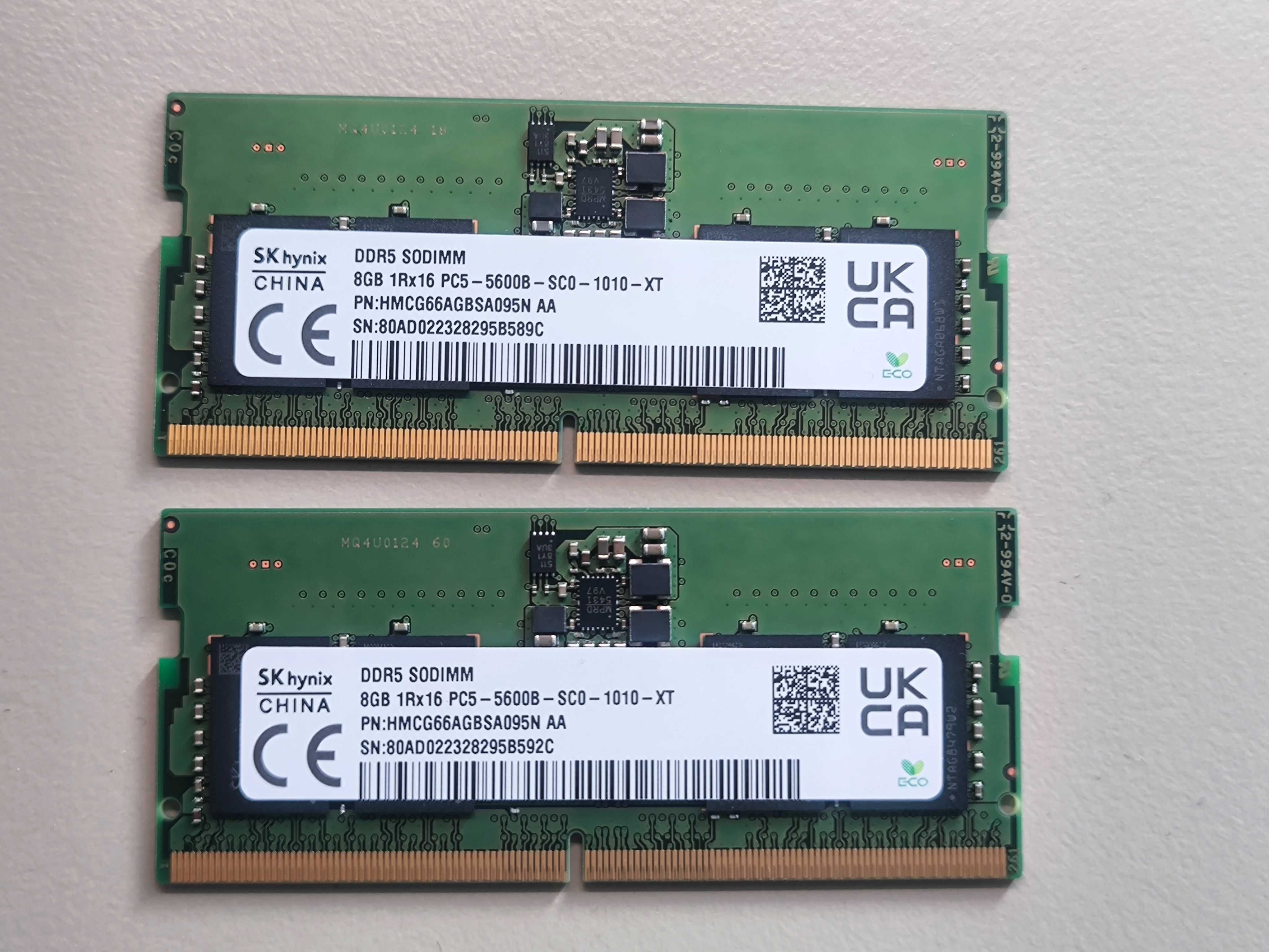 Pamięć ram  SODIMM, DDR5, 2x8 GB, 5600 MHz