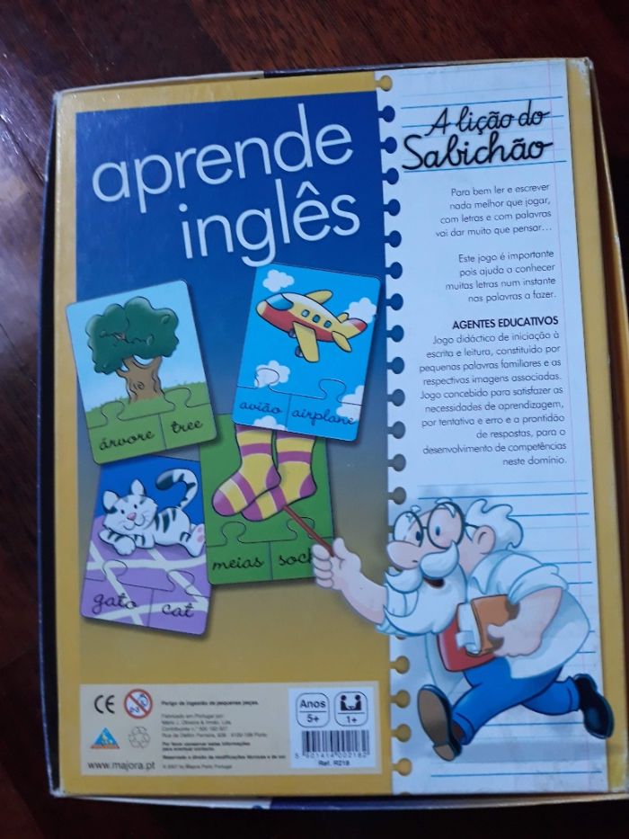 Jogo Aprende Inglês "A lição do Sabichão"