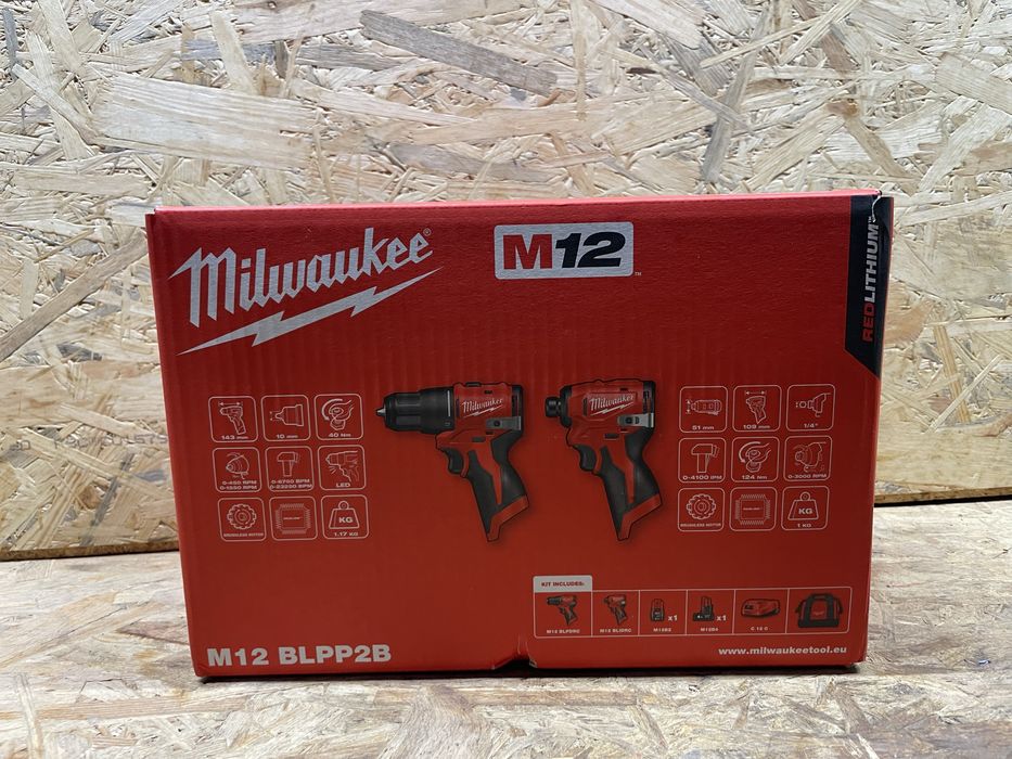 Milwaukee zestaw M12 zakretarka i wkretarka