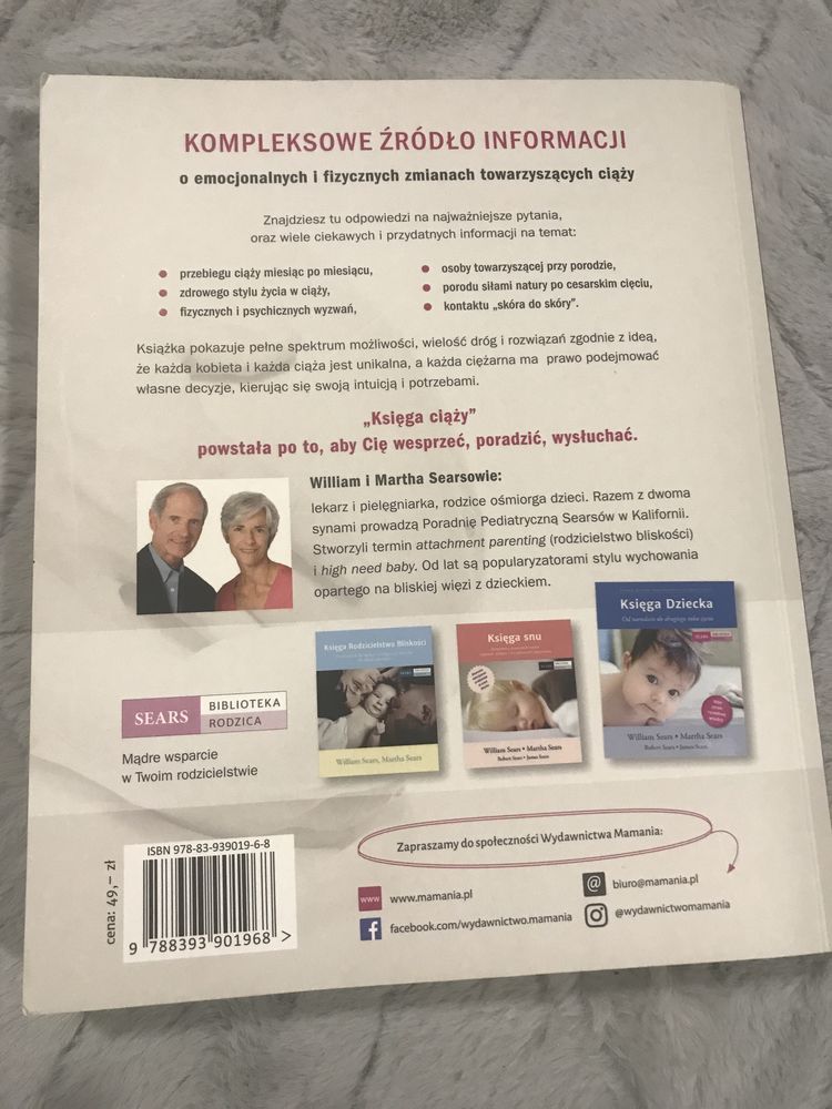 Księga ciąży Sears Mamania