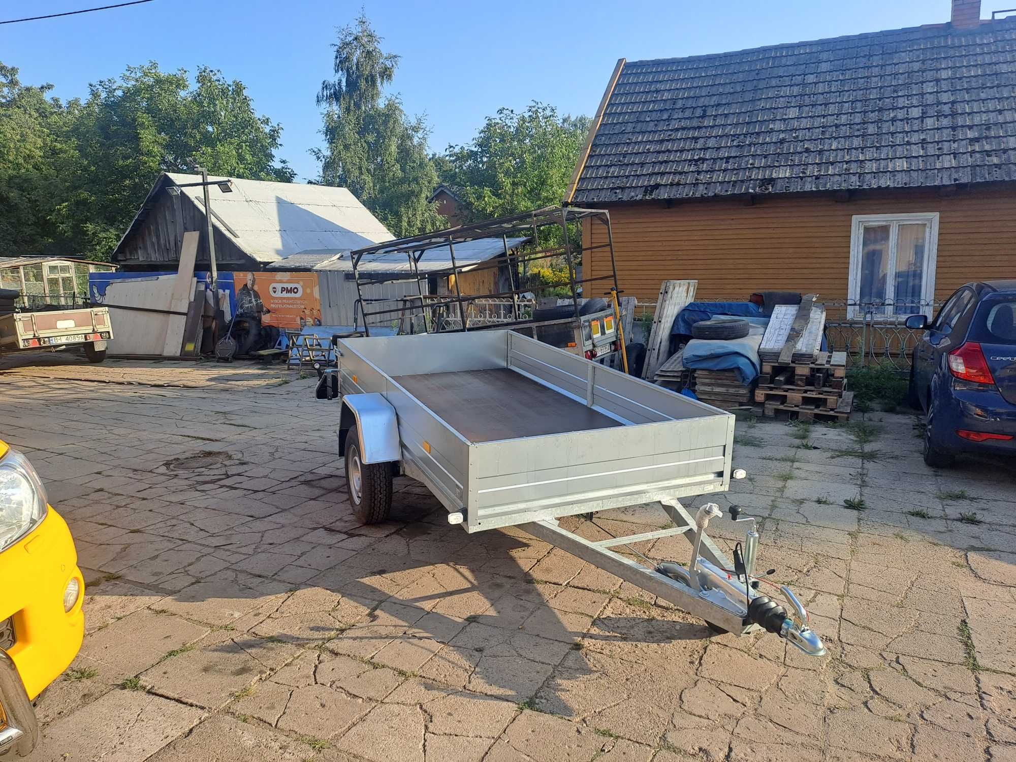 Przyczepa RYDWAN EUROA-1300 E3 hamowana bez plandeki