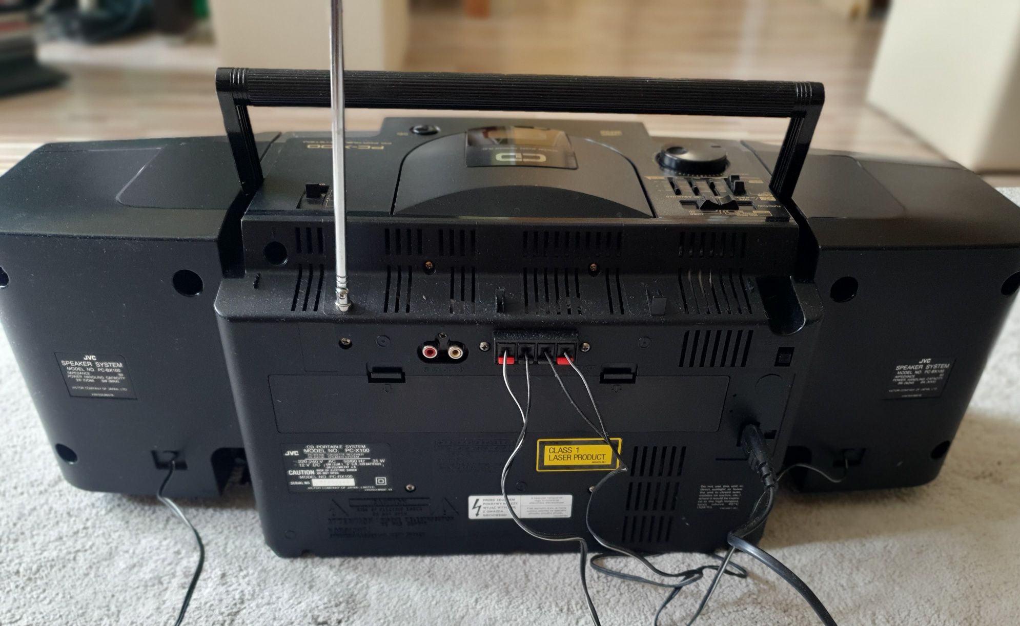 JVC PC X100 - Super Boombox z CD.Jak nowy!