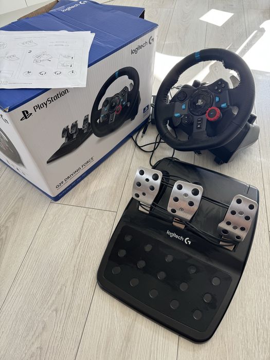 Ігровий руль і педалі Logitech G29 Driving Force для PlayStation / PC