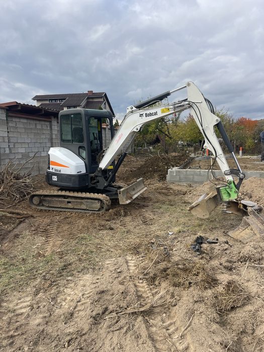 Оренда екскаватора, послуги екскаватора, міні екскаватор, молот