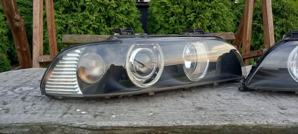 Bmw e39 lampy przod lift xenon hella europa po regeneracji