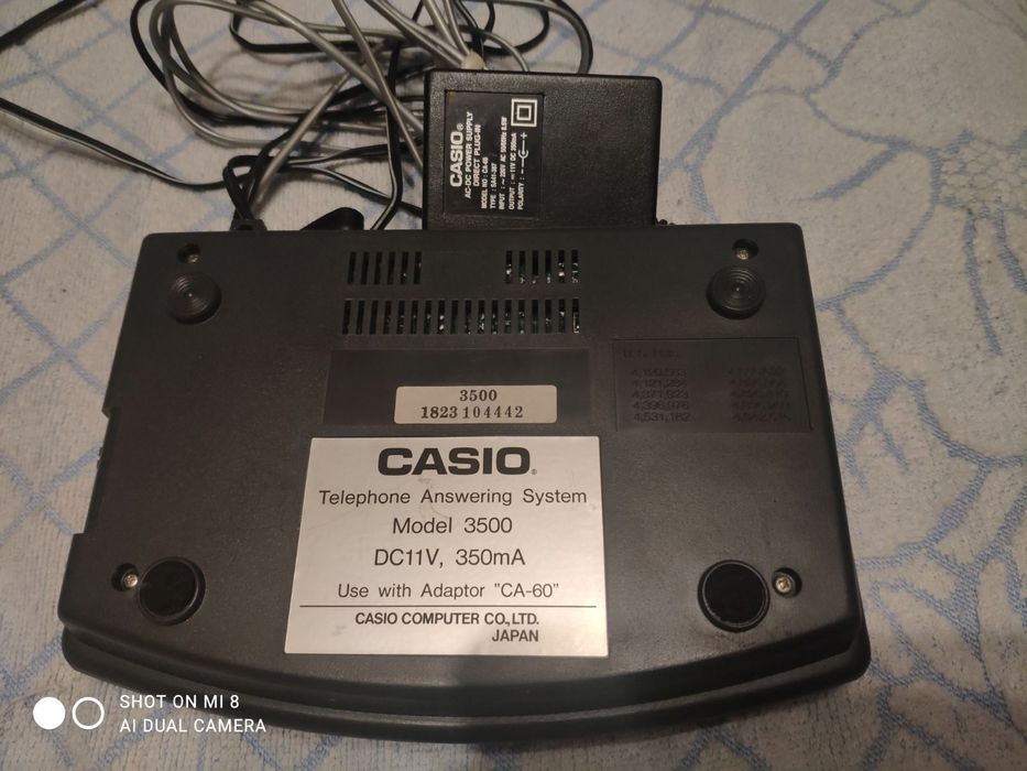 Телефонный автоответчик-диктофон Casio