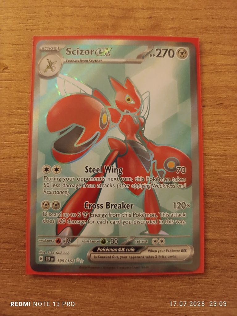 Scizor Ex - Temporal Forces - Karty Pokemon