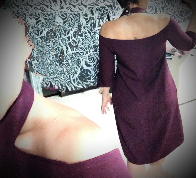 Эффектное платье ДЕКОЛЬТЕ46/48р