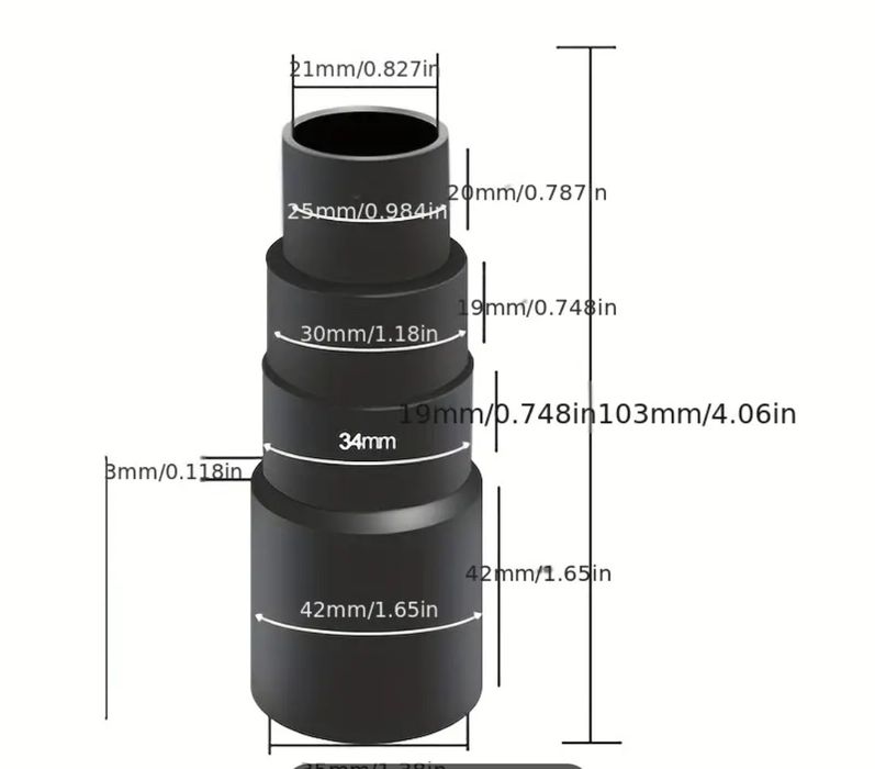 Переходник для пылисоса и инструментов.