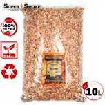 Zrębki Wędzarnicze Super Smoke OLCHA KL-10 (9-12mm) Large 10 Litrów