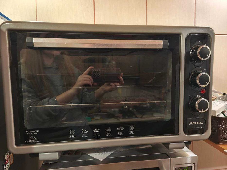 Электро печь духовка ASEL AF-40-23 электрическая 40L електрична піч
