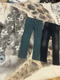Spodnie jeans 3 pary 128 cm