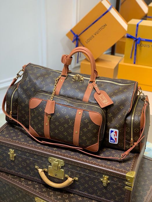 Louis Vuitton Keepall NBA сумка мужская коричневая дорожная спортивная