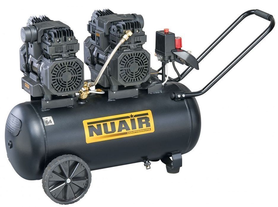 Kompresor Bezolejowy Wyciszony 50L 8Bar 3Km