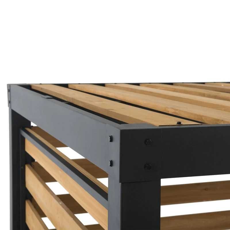 Pergola drewniana 2x3 m tarasowa zadaszenie wiata z drewna stalowa