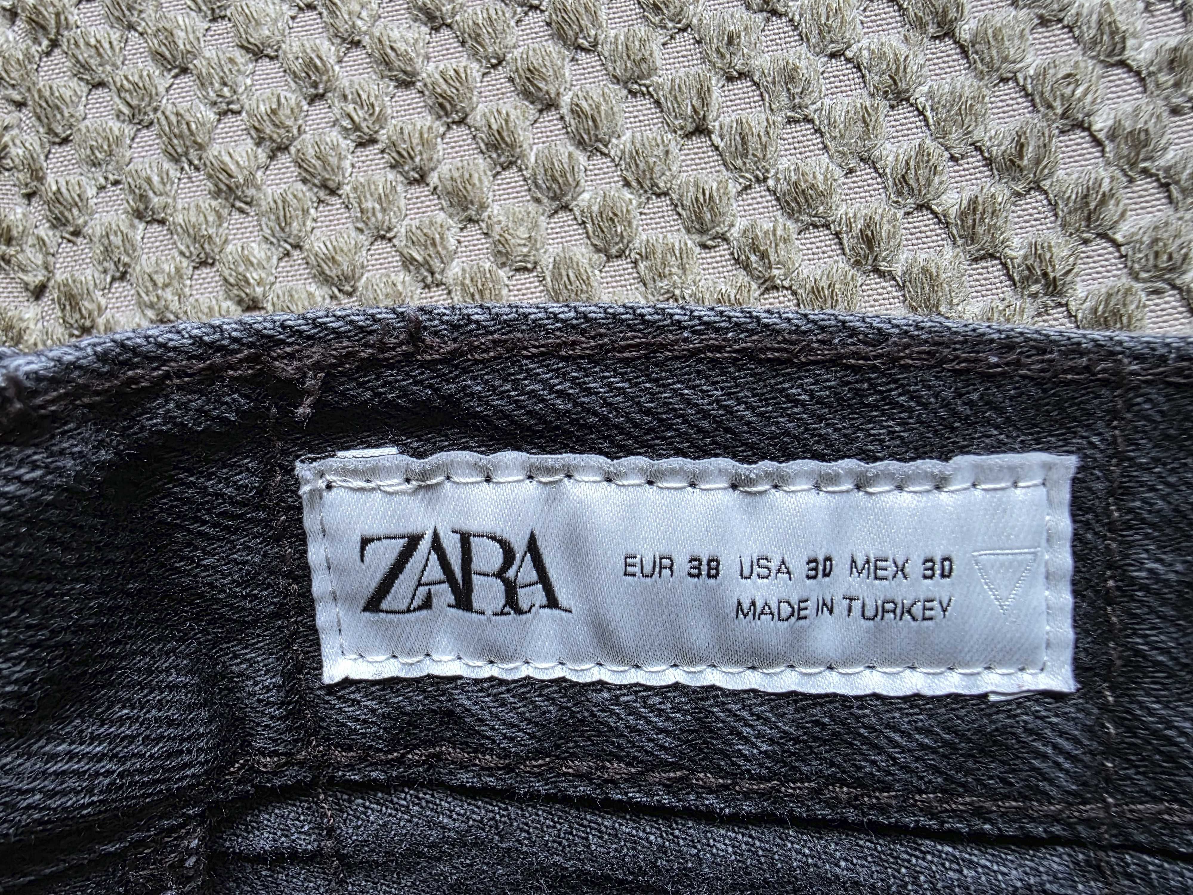 ZARA czarne bermudy rozmiar 38