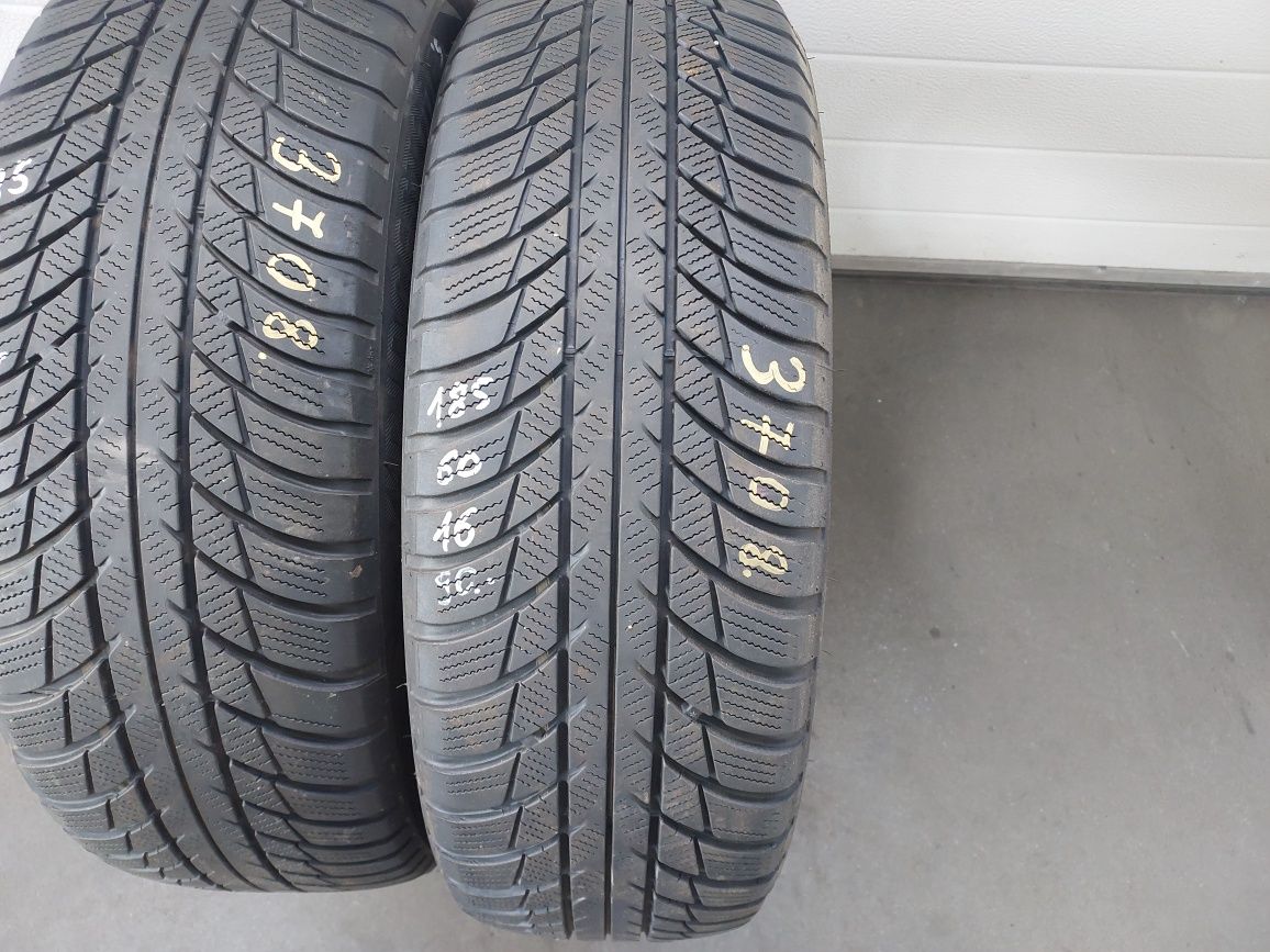 2 opony zimowe Bridgestone 185/60/16 86H