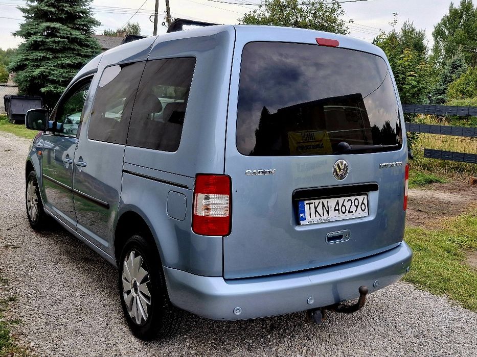 VW Caddy  2.0 TDI 140 koni 2009 rok 5 osobowy stan bdb ! Sp/zamienie