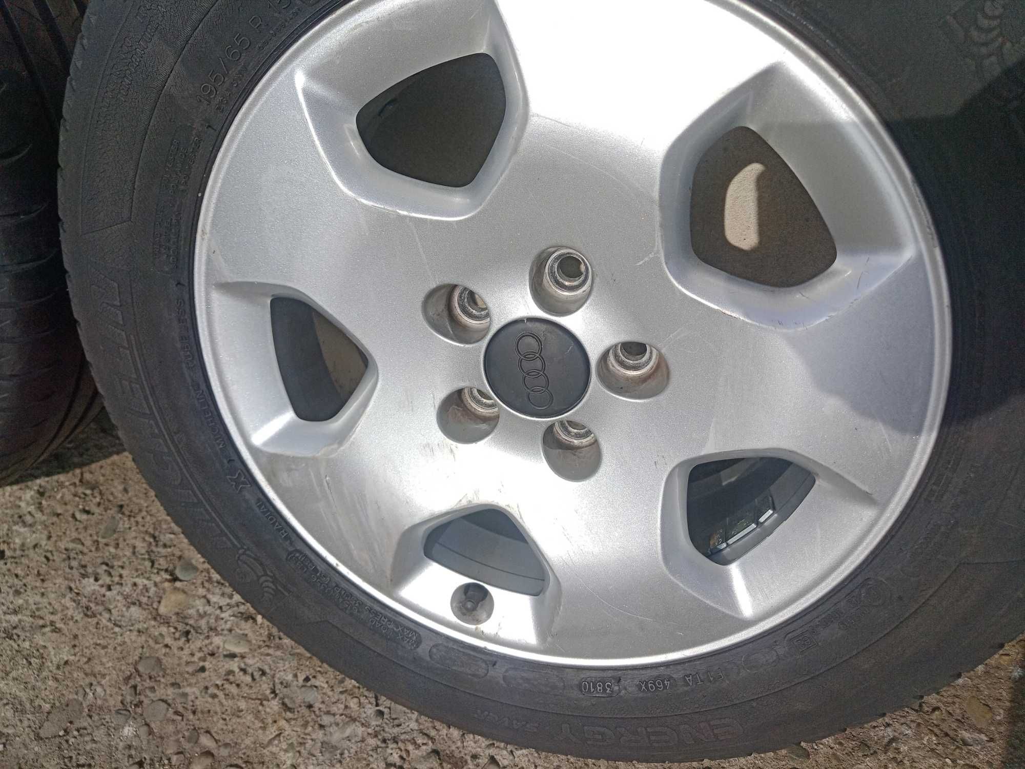 Audi a3 GOLF  15" 5x100 koła kola alumy felgi opony lato letnie borbet