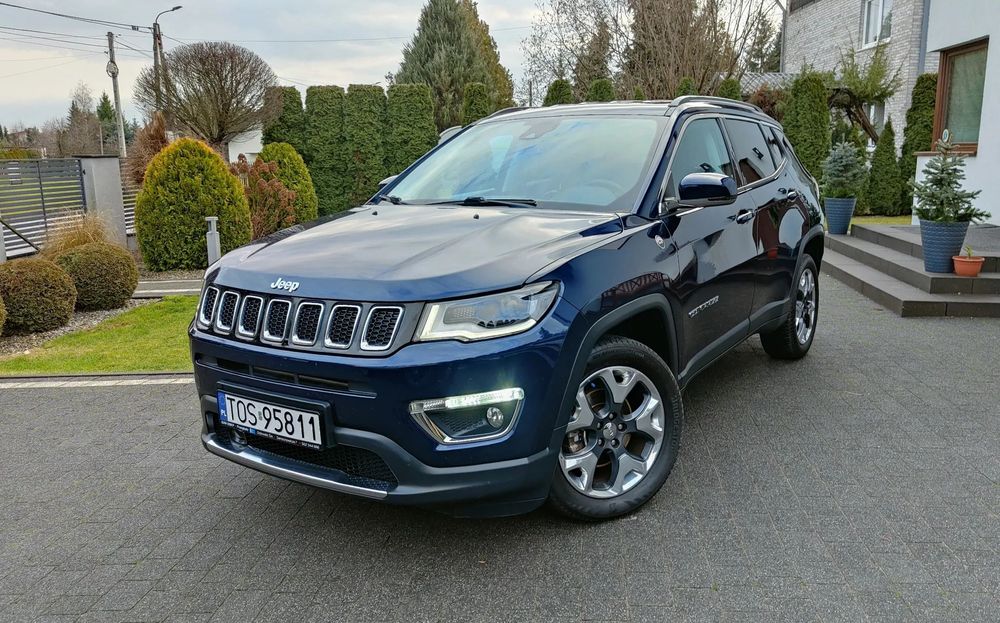 Jeep Compass II 1,4 TMAir/ 170KM/ Automat/ 4x4/Ledy/ Navi/ /Kamera/ Serwis