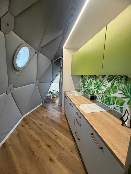 Glamping marki Polidomes kopuła mieszkalna namiot sferyczny Luksusowy