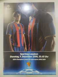 Programa oficial Basileia Sporting liga dos campeões 2008/ 2009