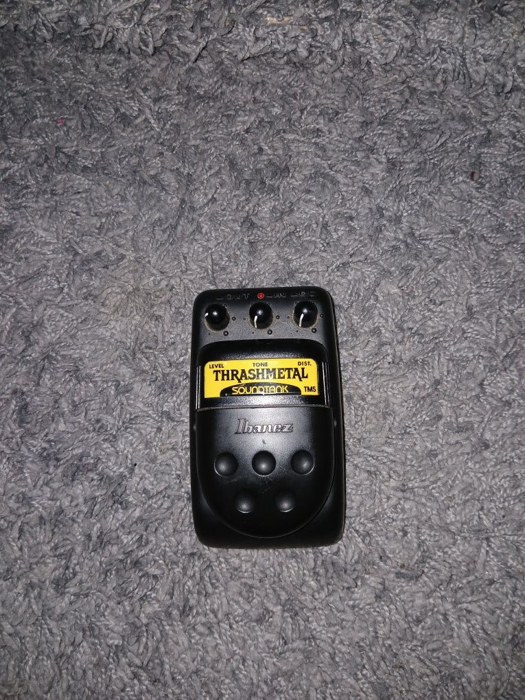 Pedal distorção ibañez trash metal