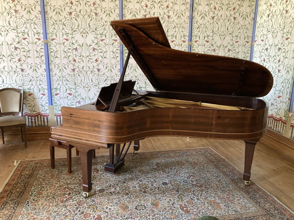 Steinway & Sons B-211 de 1900 Restaurado em Pau Santo