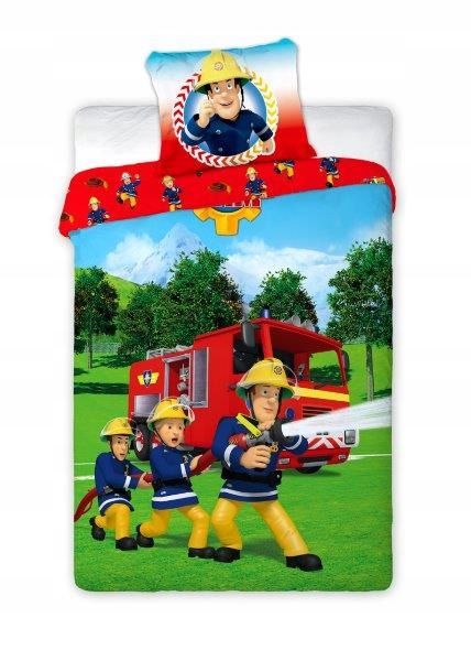 Pościel 140x200 Dziecięca Strażak Sam Fireman