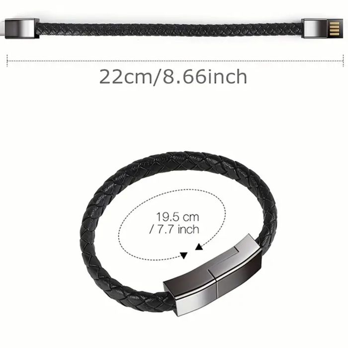 Kabel opaska do ładowania USB