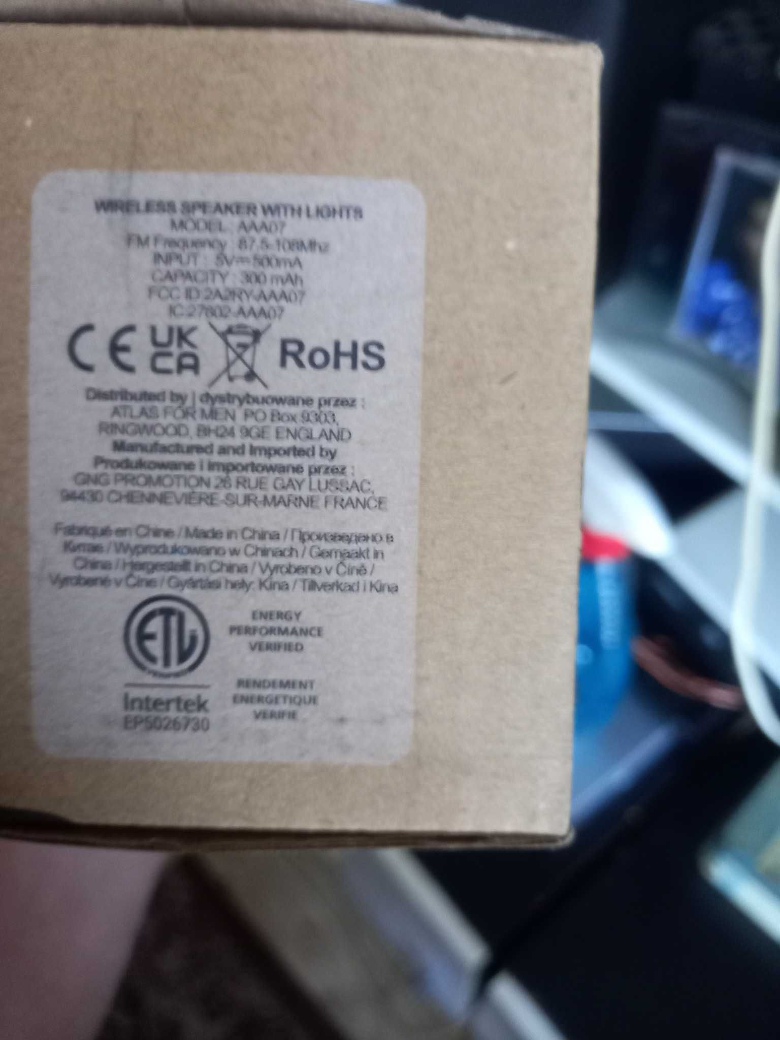 highsong głośnik model AAA07