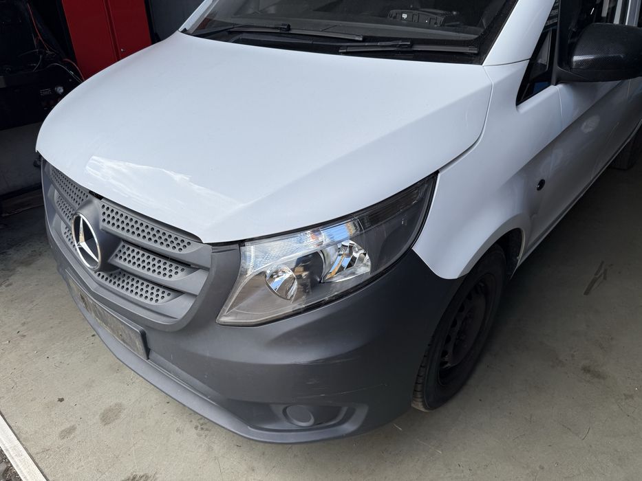 Mercedes Vito 447 przód kompletny maska zderzak lampy wzmocnienie