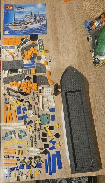 Klocki lego - zestaw 60014 Patrol straży przybrzeżnej